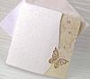 cod - 31307
Invitatie de nunta din carton embosat
cu fluture decupat si ornament in relief
Plicul este in ton cu invitatia pe capac
Pretul contine plic, TVA 
iar inscriptionarea este de 0,70 lei/buc
Montajul este optional = 0,30 lei/buc
