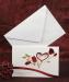 cod - 2395
Invitatie de nunta din carton alb cu 
trandafiri rosii in relief.
Plicul este alb.
Pretul contine plic, TVA 
iar inscriptionarea este de 0,58 lei/buc
Montajul este optional = 0,15 lei/buc
Mai sunt 145 buc
