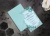 COD - 9035
Invitatie de nunta din carton 
cu ornament floral
Plicul este verde
Pretul contine plic, TVA 
iar inscriptionarea este de 0,70 lei/buc
Montajul este optional = 0,20 lei/buc