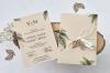 cod - 1184
Invitatie de nunta din carton cu frunze
Plicul este tip buzunar accesorizat cu
snur, eticheta si frunze
Pretul contine plic, TVA 
iar inscriptionarea este de 0,70 lei/buc
Montajul este optional = 0,45 lei/buc 